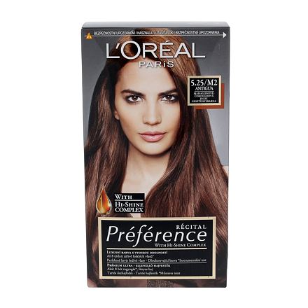 L'Oréal Paris Préférence barva na vlasy na barvené vlasy na všechny typy vlasů 60 ml odstín 5.25-M2 Antigua pro ženy