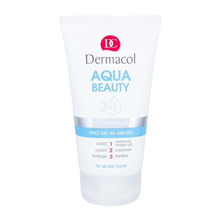 Dermacol Aqua Beauty čisticí gel 3v1 150 ml pro ženy