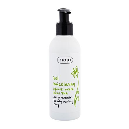 Ziaja Cucumber Mint Micellar micelární gel pro všechny typy pleti 200 ml pro ženy