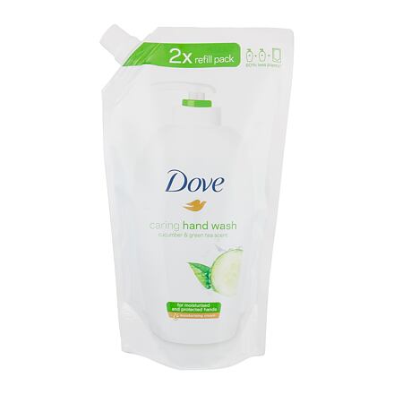 Dove Refreshing Cucumber & Green Tea tekuté mýdlo s vůní okurky a zeleného čaje náplň 500 ml pro ženy