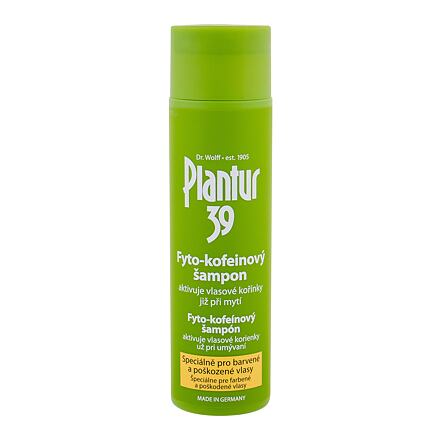 Plantur 39 Phyto-Coffein Colored Hair fyto-kofeinový šampon pro barvené a poškozené vlasy 250 ml pro ženy
