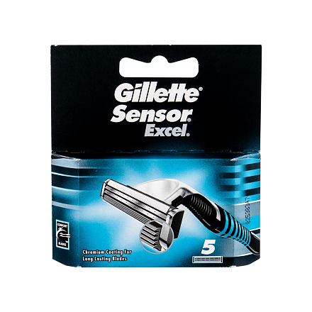 Gillette Sensor Excel náhradní břit 5 ks pro muže