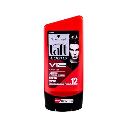 Schwarzkopf Taft V12 Power Gel extra tužicí a rychle schnoucí gel na vlasy 150 ml pro muže