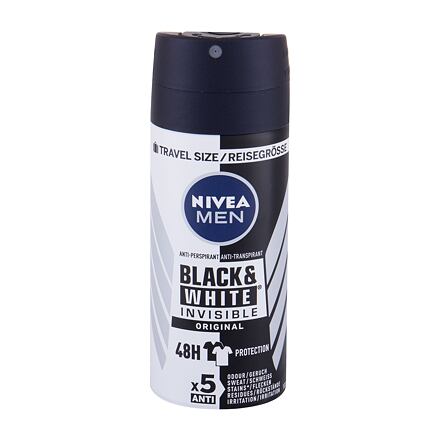 Nivea Men Invisible For Black & White Original antiperspirant nezanechávající stopy na oblečení 100 ml pro muže