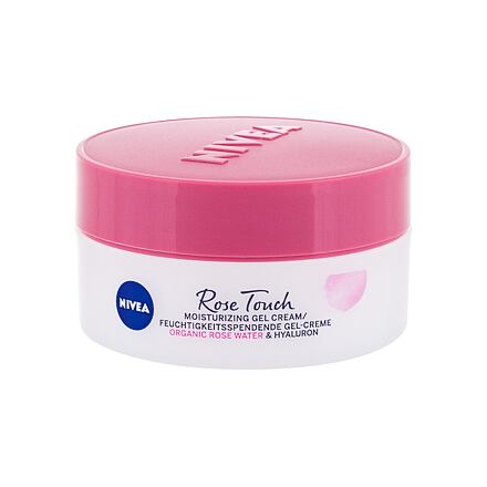 Nivea Rose Touch hydratační denní pleťový gel-krém 50 ml pro ženy
