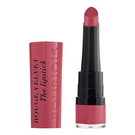 BOURJOIS Paris Rouge Velvet The Lipstick matná rtěnka 2.4 ml odstín 03 hyppink chic