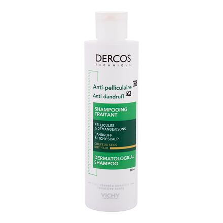Vichy Dercos Anti-Dandruff Dry Hair šampon proti lupům pro suché vlasy 200 ml pro ženy