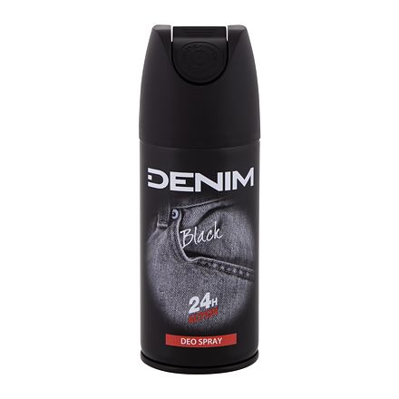 Denim Black 24H deospray 150 ml pro muže