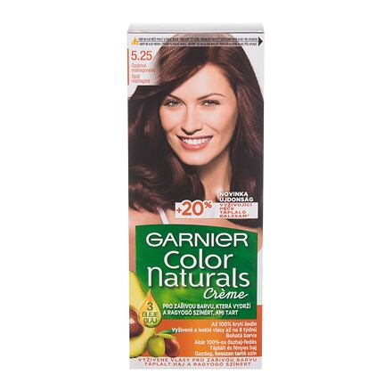 Garnier Color Naturals Créme permanentní zářivá barva na vlasy 40 ml odstín 5,25 Light Opal Mahogany Brown pro ženy