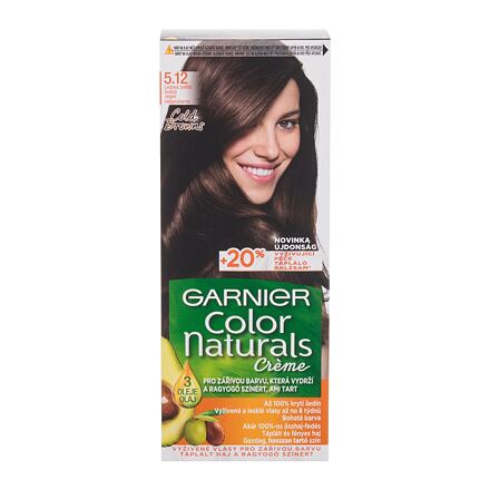 Garnier Color Naturals Créme permanentní zářivá barva na vlasy 40 ml odstín 5,12 Icy Light Brown pro ženy