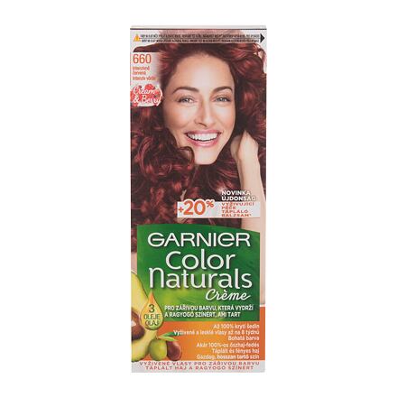 Garnier Color Naturals Créme permanentní zářivá barva na vlasy 40 ml odstín 660 Fiery Pure Red pro ženy