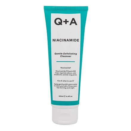Q+A Niacinamide Gentle Exfoliating Cleanser zklidňující a jemně exfoliační čisticí gel 125 ml pro ženy