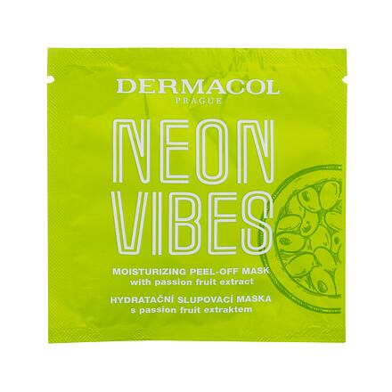 Dermacol Neon Vibes Moisturizing Peel-Off Mask hydratační pleťová maska 8 ml pro ženy