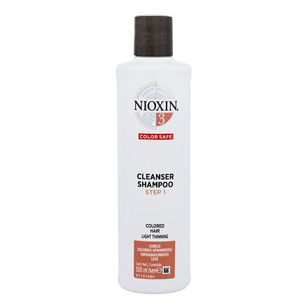 Nioxin System 3 Color Safe Cleanser posilující šampon pro barvené vlasy 300 ml pro ženy
