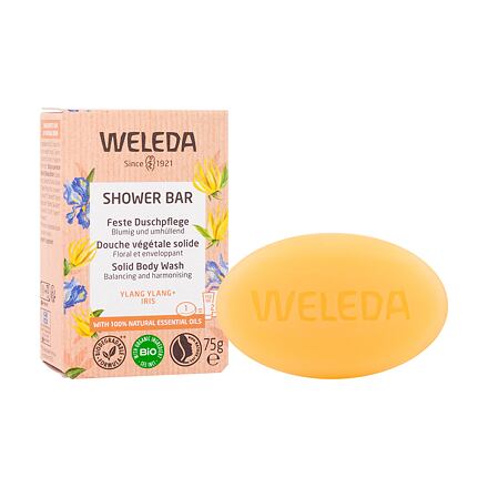 Weleda Shower Bar Ylang Ylang + Iris aromaterapeutické tuhé mýdlo pro pocit bezpečí a rovnováhy 75 g pro ženy
