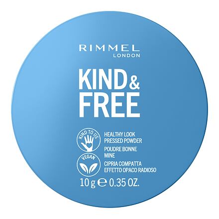 Rimmel London Kind & Free Healthy Look Pressed Powder pudr 10 g odstín 01 Translucent