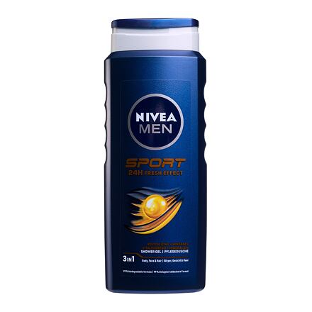 Nivea Men Sport sprchový gel na tělo, obličej a vlasy 500 ml pro muže