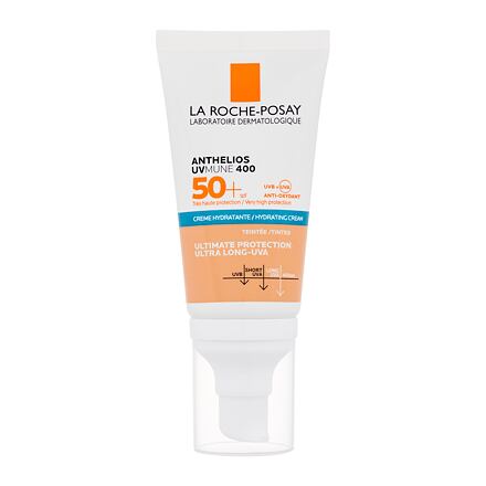 La Roche-Posay Anthelios Ultra Protection Hydrating Tinted Cream SPF50+ voděodolný tónující hydratační opalovací krém na obličej 50 ml pro ženy