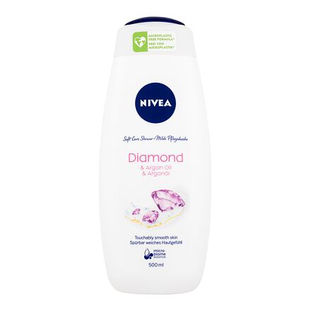 Nivea Diamond & Argan Oil krémový sprchový gel 500 ml pro ženy