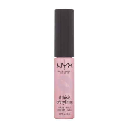 NYX Professional Makeup #thisiseverything Lip Oil vyživující a hydratační olej na rty 8 ml odstín 01 Sheer