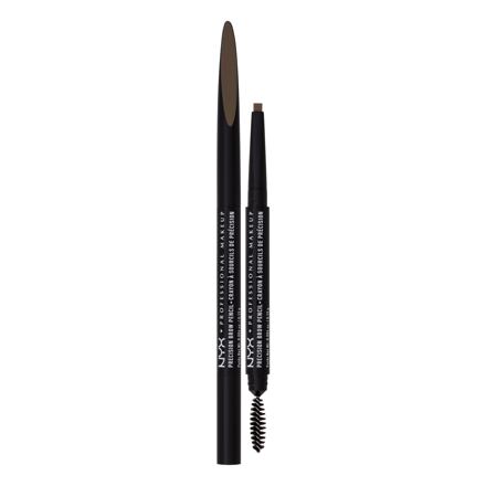 NYX Professional Makeup Precision Brow Pencil tužka na obočí s kartáčkem 0.13 g odstín 04 ash brown