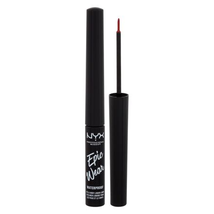NYX Professional Makeup Epic Wear Waterproof voděodolné matné oční linky 3.5 ml odstín 07 Red
