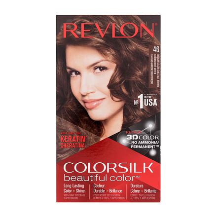 Revlon Colorsilk Beautiful Color barva na vlasy na barvené vlasy na všechny typy vlasů 59.1 ml odstín 46 Medium Golden Chestnut Brown pro ženy