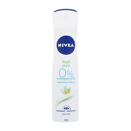 Nivea Fresh Pure 48h deospray antiperspirant bez obsahu hliníku 150 ml pro ženy