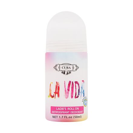 Cuba La Vida Ladie's Roll On deodorant roll-on antiperspirant 50 ml pro ženy