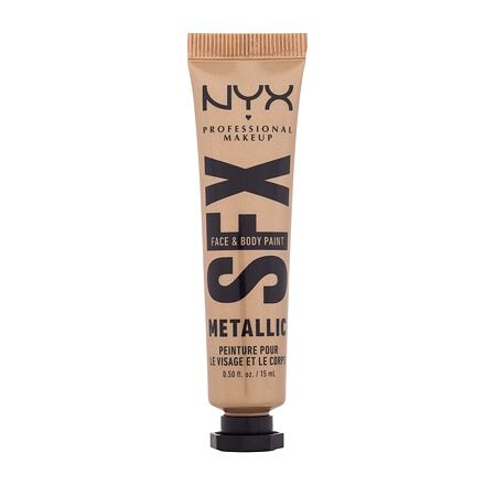 NYX Professional Makeup SFX Face And Body Paint Metallic profesionální barvy na obličej a tělo 15 ml odstín 05 Gold Dusk