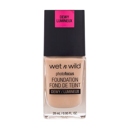 Wet n Wild Photo Focus Dewy vysoce krycí rozjasňující make-up 28 ml odstín classic beige