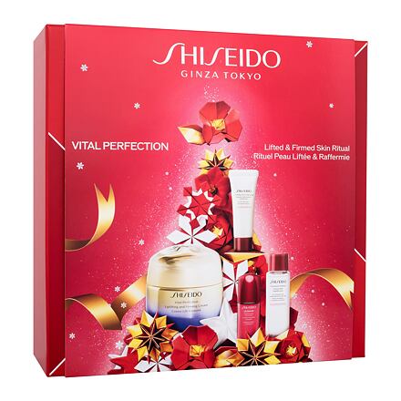 Shiseido Vital Perfection Lifted & Firmed Skin Ritual : denní pleťový krém Vital Perfection 50 ml + čisticí pleťová pěna Clarifying Cleansing Foam 15 ml + pleťové tonikum Treatment Lotion 30 ml + pleťové sérum Ultimune 10 ml pro ženy
