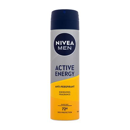 Nivea Men Active Energy 48H deospray antiperspirant 150 ml pro muže