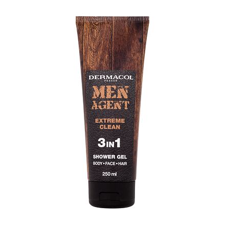 Dermacol Men Agent Extreme Clean 3in1 sprchový gel 250 ml pro muže