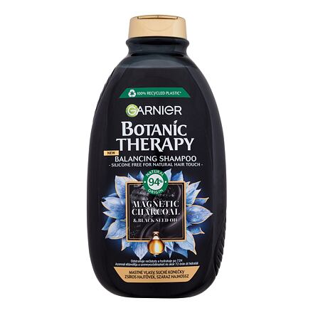 Garnier Botanic Therapy Magnetic Charcoal & Black Seed Oil vyrovnávací šampon pro mastné vlasy se suchými konečky 400 ml pro ženy