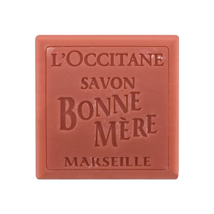 L'Occitane Bonne Mère Soap Rhubarb & Basil tuhé mýdlo 100 g pro ženy