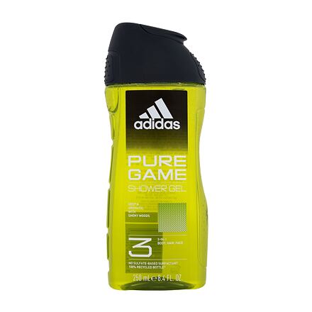 Adidas Pure Game Shower Gel 3-In-1 sprchový gel 250 ml pro muže