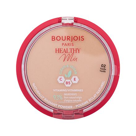 BOURJOIS Paris Healthy Mix Clean & Vegan Naturally Radiant Powder rozjasňující pudr 10 g 02 Vanilla