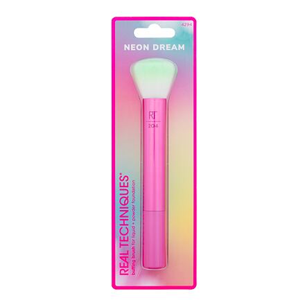 Real Techniques Neon Dream Buffing Brush kosmetický štětec na make-up odstín růžová