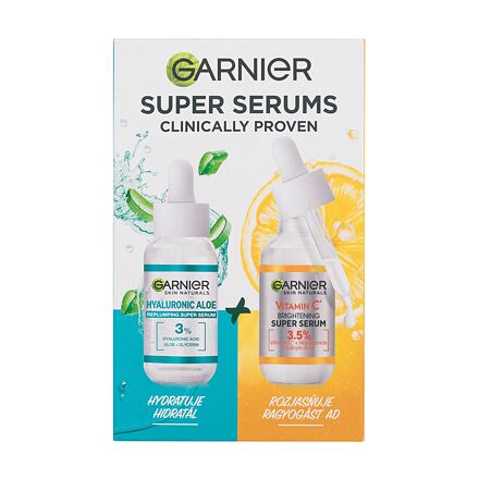 Garnier Skin Naturals Super Serums : pleťové sérum Skin Naturals Vitamin C 30 ml + pleťové sérum Skin Naturals Hyaluronic Aloe 30 ml pro ženy