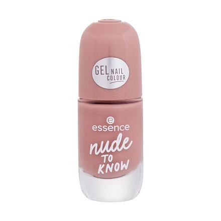 Essence Gel Nail Colour rychleschnoucí lak na nehty s lesklým efektem 8 ml odstín 30 nude to know