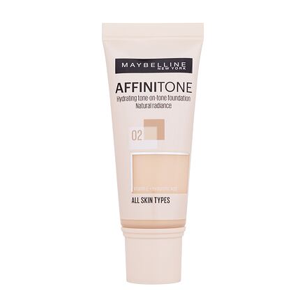 Maybelline Affinitone hydratační make-up 30 ml 02 Light Porcelain