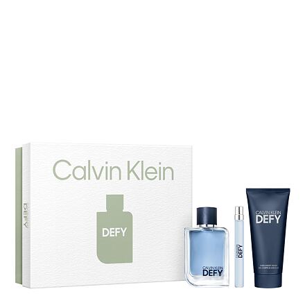 Calvin Klein Defy : EDT 100 ml + EDT 10 ml + sprchový gel 100 ml pro muže
