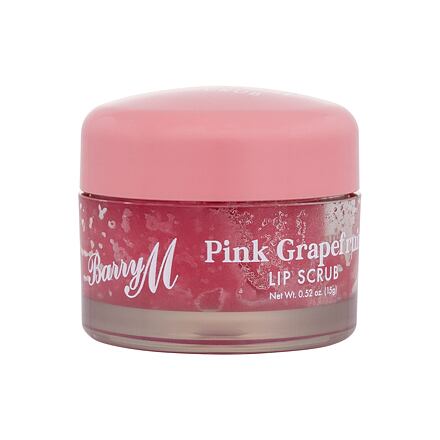 Barry M Lip Scrub Pink Grapefruit hydratační a zjemňující peeling na rty 15 g pro ženy