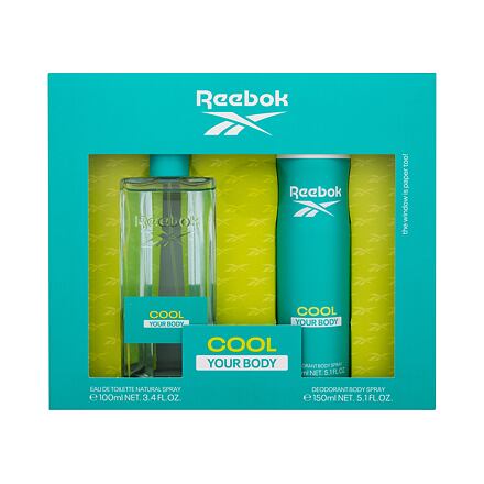 Reebok Cool Your Body : EDT 100 ml + deodorant 150 ml pro ženy