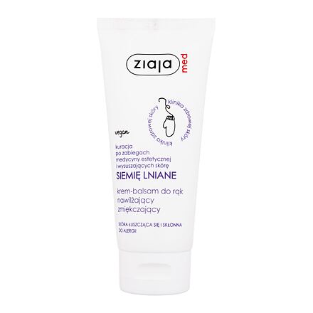 Ziaja Med Linseed Hand Cream-Balm ochranný krém-balzám na ruce 100 ml pro ženy