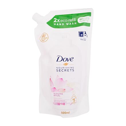 Dove Nourishing Secrets Glowing Ritual vyživující tekuté mýdlo na ruce náplň 500 ml pro ženy