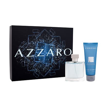 Azzaro Chrome : EDT 50 ml + sprchový gel 75 ml pro muže