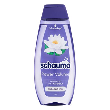 Schwarzkopf Schauma Power Volume Shampoo objemový šampon s výtažkem z leknínu 400 ml pro ženy