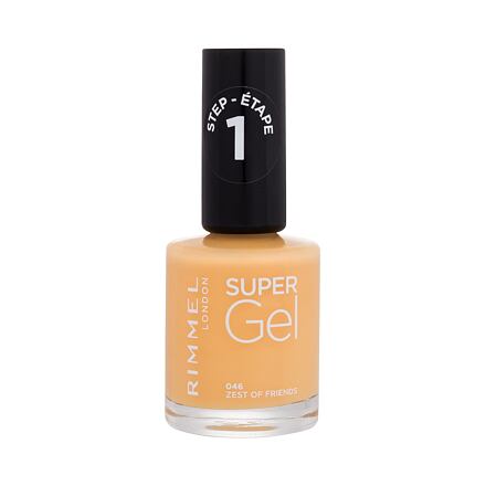 Rimmel London Super Gel STEP1 gelový lak na nehty 12 ml odstín 046 Zest Of Friends